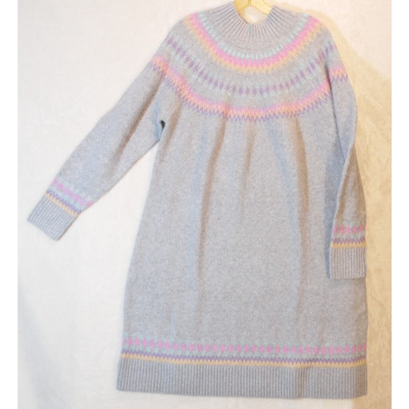 Torrid Dress Womens 2XL Grey Mini Vegan Cashmere Mock‎ Neck Sweater NWT - Picture 4 of 10